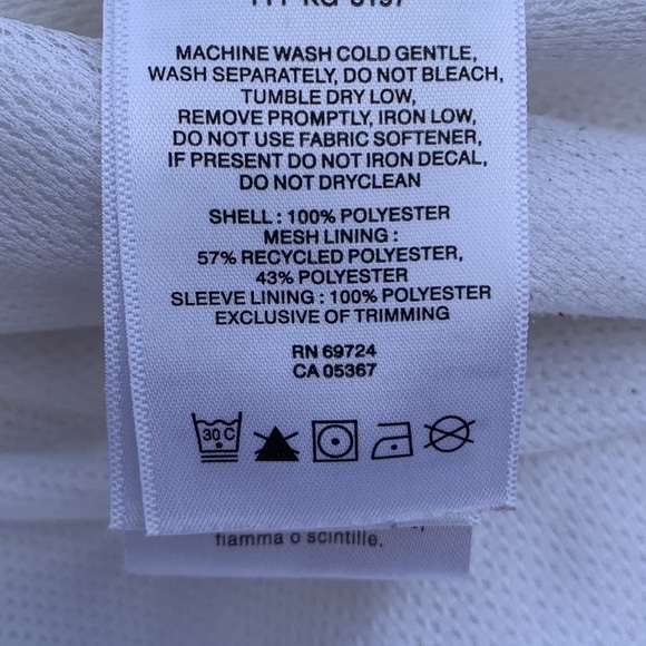 Girls Columbia Wind Racer Lightweight Hoodie Windbreaker Jacket 18 / 20 White - Picture 5 of 5